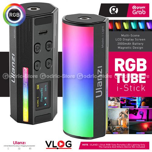 Gambar ULANZI i-Light Compact Magnetic Portable RGB LED Light Tube 9000K Vlog dari G-Rex Jakarta Barat Tokopedia
