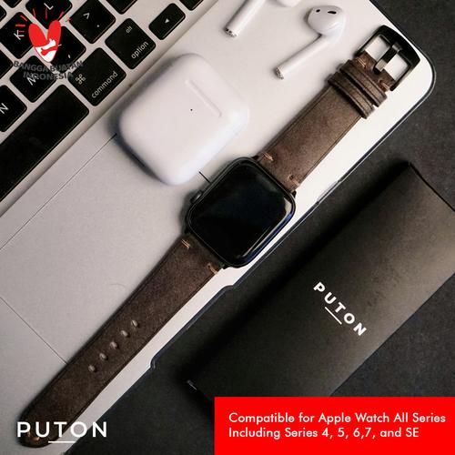 Jual Vintage Leather Apple Watch Strap 