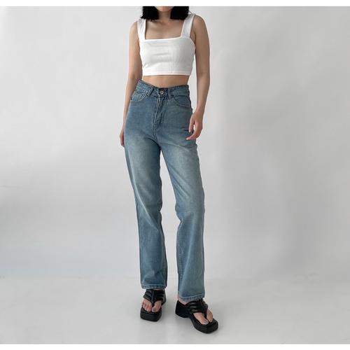 Jual Eviday Jae Basic Straight Jeans 