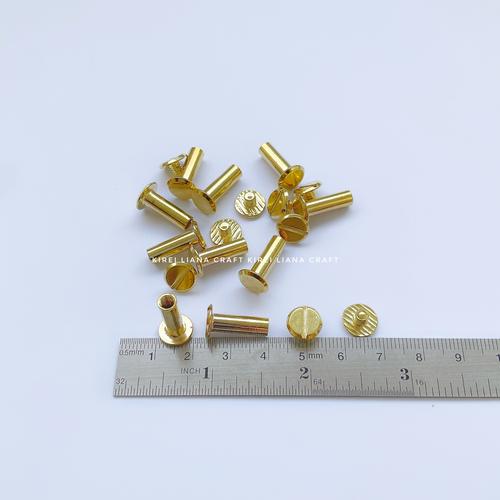 Jual Baut Skrup Paku Rivet 15mm GOLD - Baut Agenda - Jakarta Utara ...