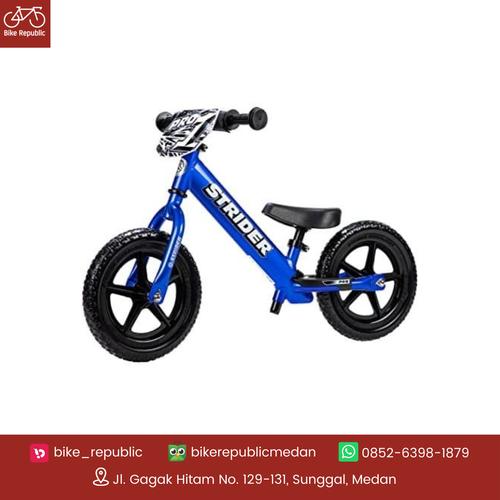 STRIDER 12 PRO ULTRA BLUE BALANCE BIKE 