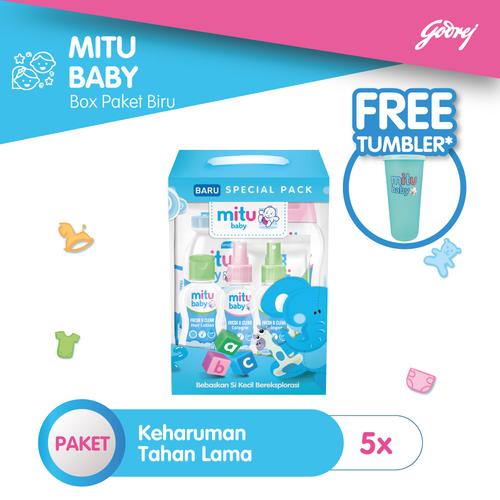 Gambar Mitu Baby Box Paket Blue Free Tumbler dari Godrej Indonesia Store Jakarta Selatan Tokopedia