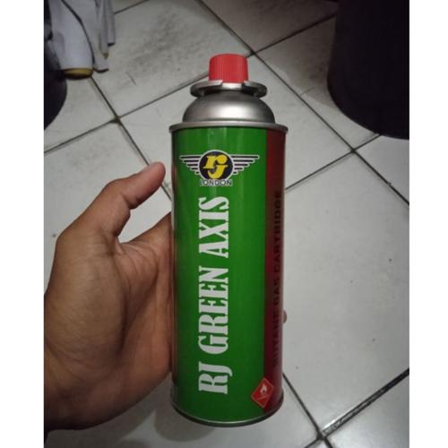 Gambar Rj Green Axis Butane Gas Cartridge 230gr - Gas Portable Kompor Mini dari TOKO MURSALIM SBY Kota Surabaya Tokopedia
