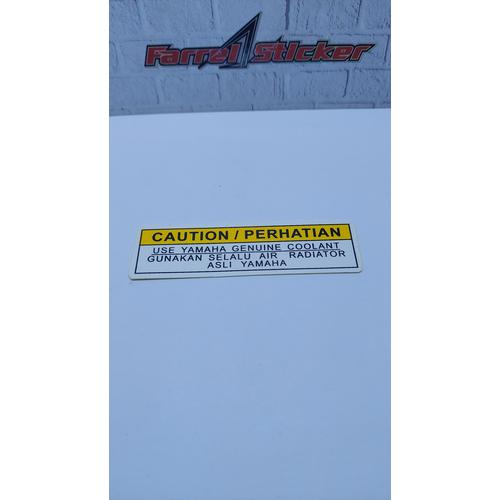 Serck Radiator Sticker Jual stiker AIR RADIATOR sticker COOLANT YAMAHA - Jakarta Timur ...