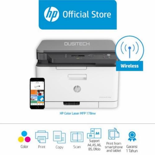 Jual Printer HP Color LaserJet MFP 178nw Wireless - Jakarta Pusat -  Asiatech Solusindo | Tokopedia