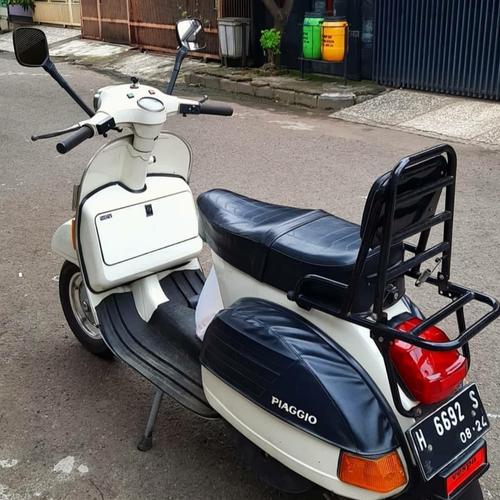 Jual Backrack Rak Belakang 2in1 Lipat Vespa PX PXE PS Super Sprint