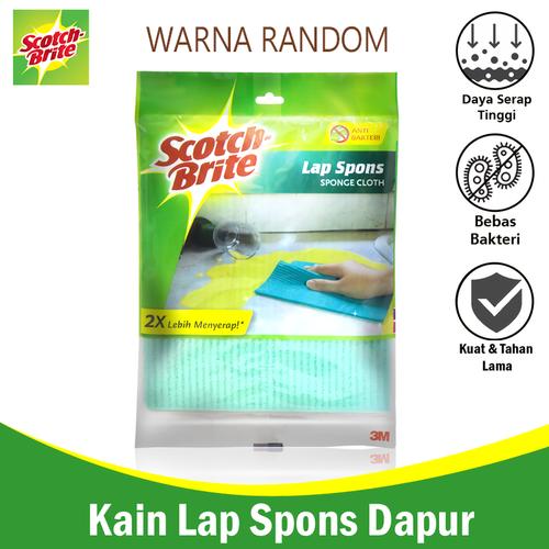 Gambar 3M Scotch Brite Lap Spons Sponge Lap dapur meja lantai ID-82 dari KODAKI Mall Jakarta Utara Tokopedia