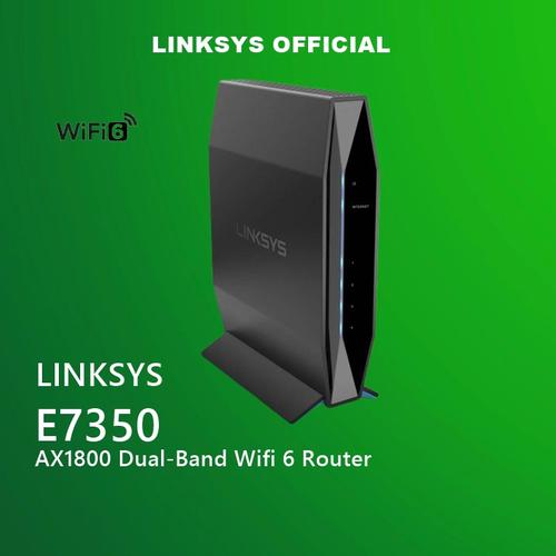 Gambar Linksys E7350 Dual-Band AX1800 WIFI 6 Wireless Router E 7350 AX 1800 - Hitam dari Official Brands Jakarta Selatan Tokopedia
