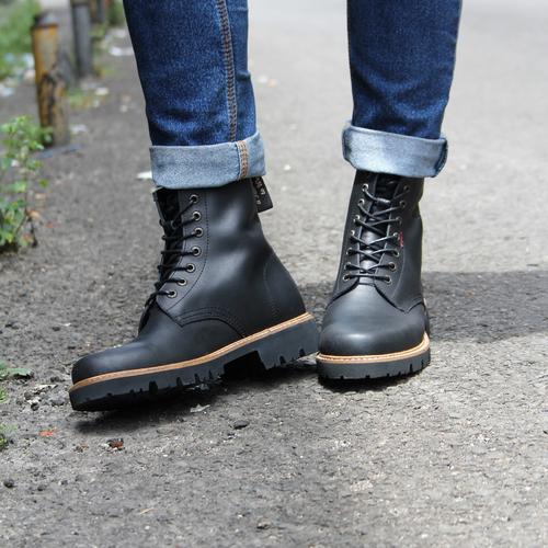 black booties casual