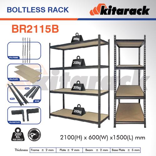 Jual BR2115B - BOLTLES RACK 4 LAYERS RACK GUDANG SERBAGUNA MERK KITA ...