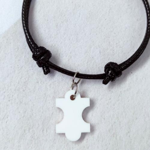 Gambar GELANG PUZZLE/GELANG PERSAHABATAN/BUKAN GELANG MAGNET (HARGA 1 GELANG) - PUZZLE PUTIH, REQUEST NAMA dari FiyuID Kota Bandung Tokopedia