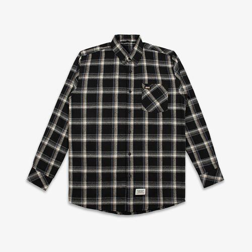 Gambar Geoff Max Official - Justinian Black Grey Square | Kemeja | Flannel - S dari Geoff Max Official Kota Bandung Tokopedia
