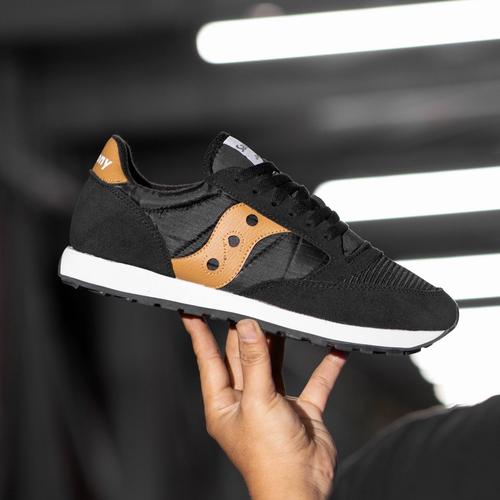 Jual SAUCONY JAZZ VINTAGE BLACK BROWN 