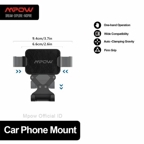 Gravity Mpow Car Mount Jual Mpow Car Phone Mount Original Air Vent