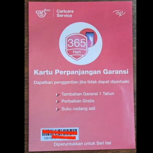 Gambar Layanan Perpanjangan masa garansi 365 hari untuk semua itel smartphone dari Infinix-Tecno-itel Sparepart Jakarta Pusat Tokopedia