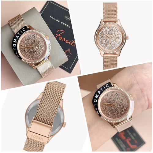 Jual Jam automatic wanita fossil bq3713 