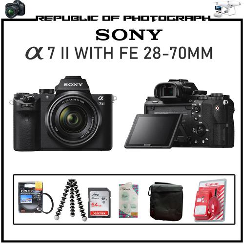 Promo SONY ALPHA A7 MARK II KIT 2870MM / SONY A7 II KIT 2870MM