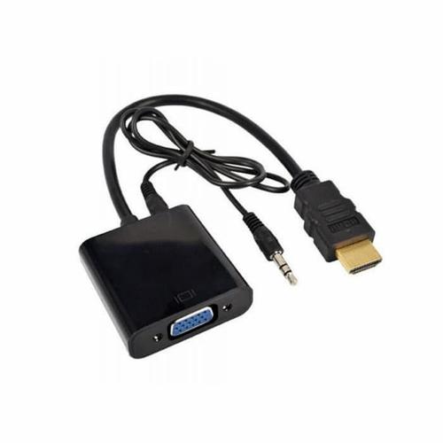 Gambar Kabel HDMI to VGA with Audio dari CS New Kota Tangerang Tokopedia