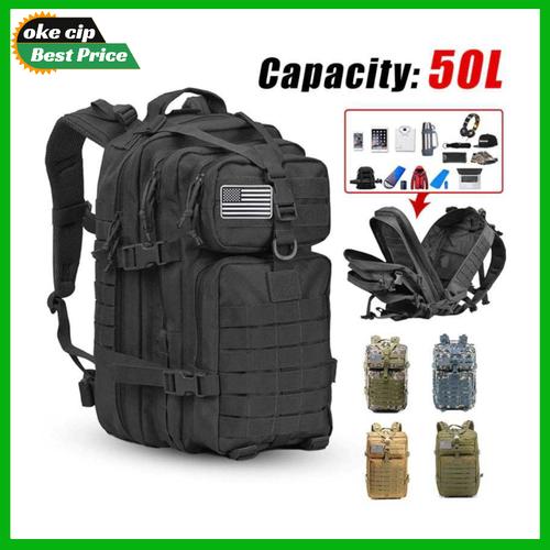 Jual Tas Ransel 50L Backpack army 
