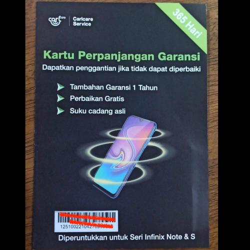 Gambar Layanan Perpanjangan masa garansi 365 hari untuk Infinix Note dan S dari Infinix-Tecno-itel Sparepart Jakarta Pusat Tokopedia