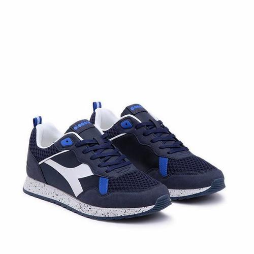 diadora trainers blue