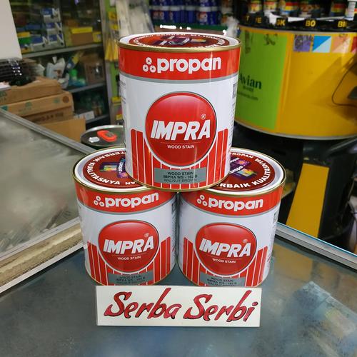 Jual Cat kayu wood stain 1Ltr Impra Propan brand Salak Brown Kota