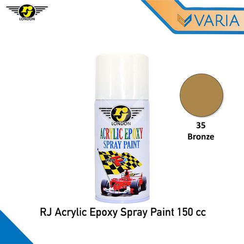 Jual Cat Semprot RJ London Acrylic Epoxy Spray Paint 150 cc Bronze 35