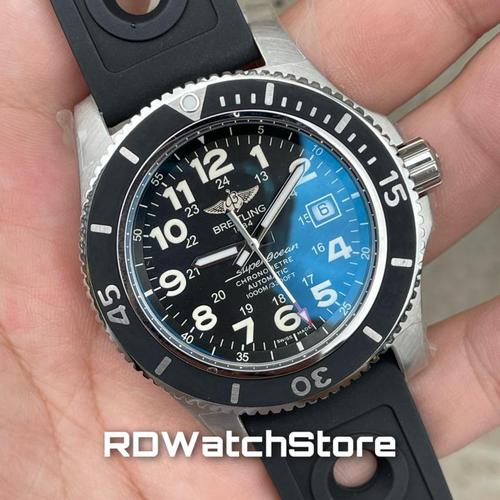 BRTLG SUPEROCEAN II 44MM BLACK DIAL 