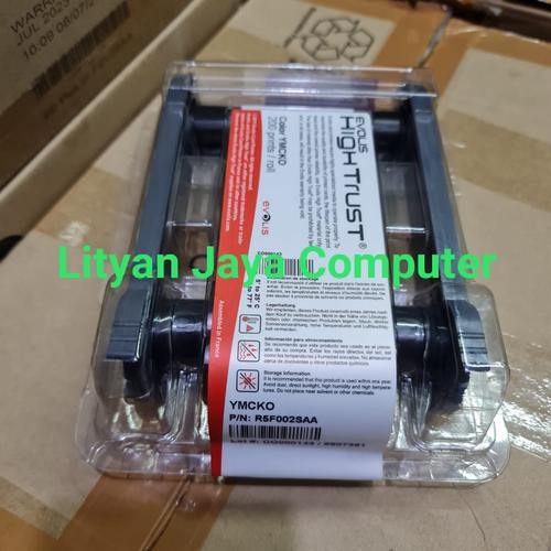 Lot De 10 Rubans Couleur YMCKO Evolis Pour Imprimantes Primacy, Zenius - Réf. R5F002AAA - 200 Images Par Ruban