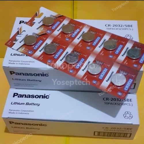 Gambar Baterai/Batere/Battery Jam Tangan CR 2032 Panasonic dari Yoseptech Kota Bandung Tokopedia