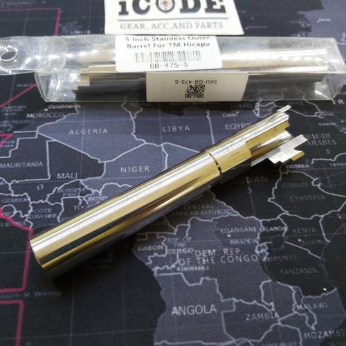 Gambar outer barrel hi capa 5.1 5ku steel stainless threaded ulir gbb dari icodestore Jakarta Utara Tokopedia