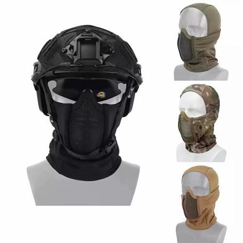 Tactisch Masker Masker Zwart Van RAM Tactical - Airsoft Kopen Doe Je