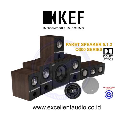 Jual KEF Q300 paket 5.1.2 dolby atmos 