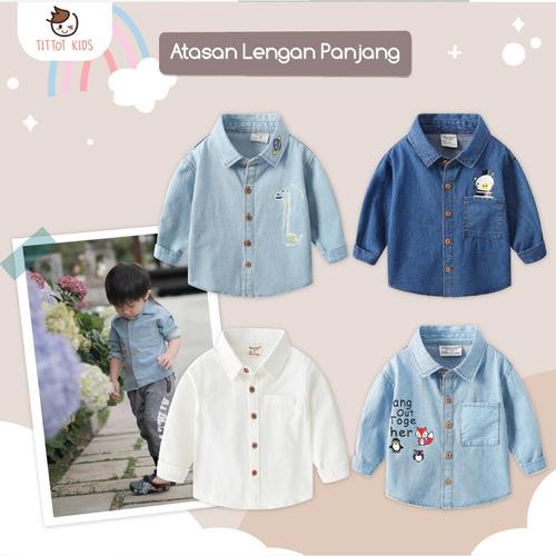 Jual Atasan / Baju berkerah kemeja anak 