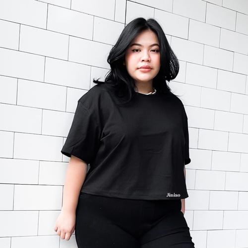 JINISO Big Size Crop Top Oversize Tee 