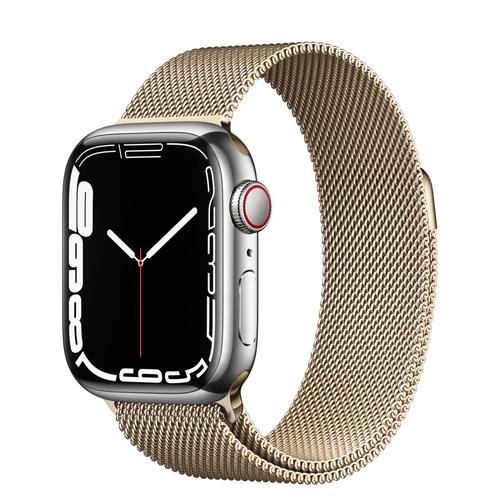 Jual Apple Watch series 7 Stainless Steel with Milanese Loop - Silver, 41mm  - Kota Batam - JO Mart 89 | Tokopedia