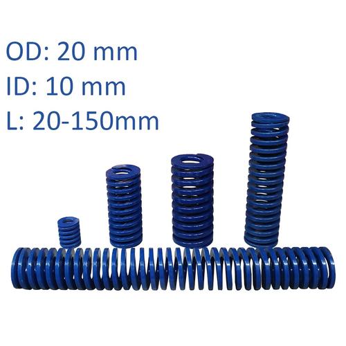 Jual Per Biru OD 20mm ID 10mm L 20-70mm Blue Coil Spring Mould Mold 20 ...