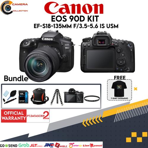 Jual CANON EOS 90D Kit EFS18135mm f/3.55.6 IS USM STANDARD BOX