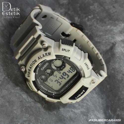 Jual Jam Casio Original Vibration Alarm W-735H-8a2 Grey - Jakarta Timur -  DetikEstetik | Tokopedia