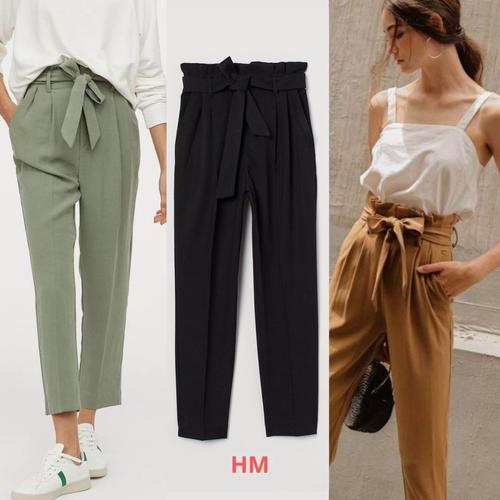 Jual HM Tiewaist Paperbag Pants 