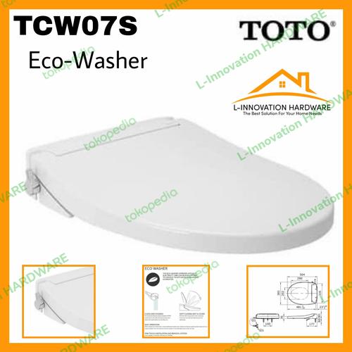 Promo Tutup Closet Duduk Toto Eco Washer TCW07S Toilet Seat Cover