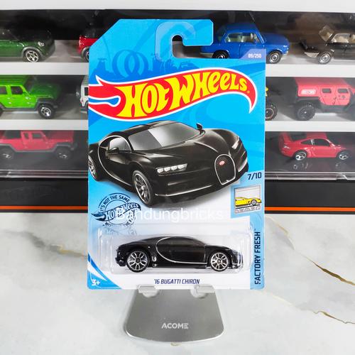 Jual Hotwheels Bugatti Chiron Black Factory Fresh Kota Bandung