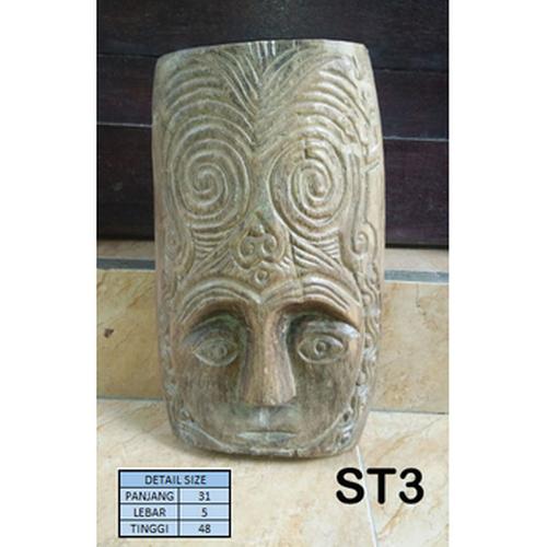 Gambar TOPENG KAYU | HIASAN DINDING | TOPENG ANTIK | DEKORASI | ST 3 dari cvmaya Kab. Sleman Tokopedia