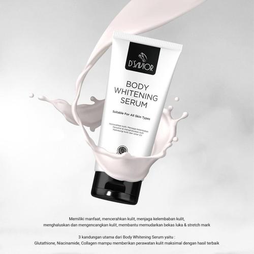 Gambar Lotion Pemutih Badan DSavior Whitening Body Serum Pencerah badan dari Biliva Kota Surabaya Tokopedia