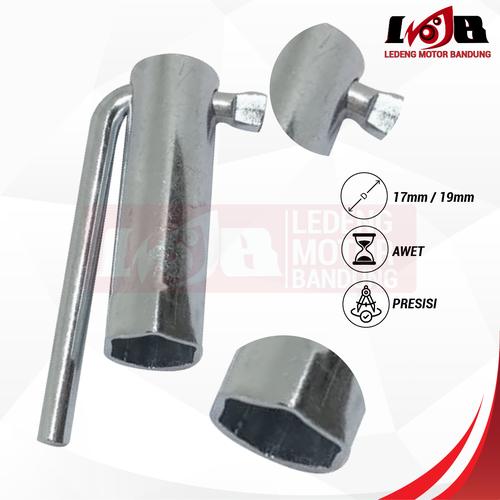 Jual Kunci Busi 17 Motor Honda Bebek Universal Bahan Besi
