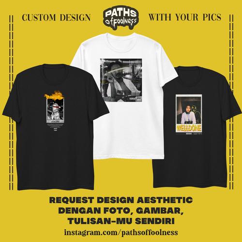 Jual KAOS DESIGN AESTHETIC CUSTOM 