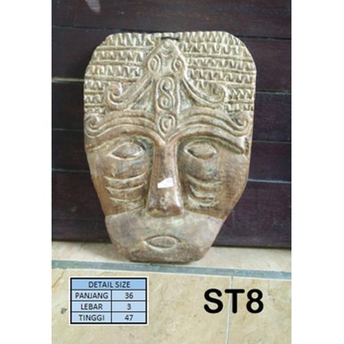 Gambar TOPENG KAYU | HIASAN DINDING | TOPENG ANTIK | DEKORASI | ST 8 dari cvmaya Kab. Sleman Tokopedia