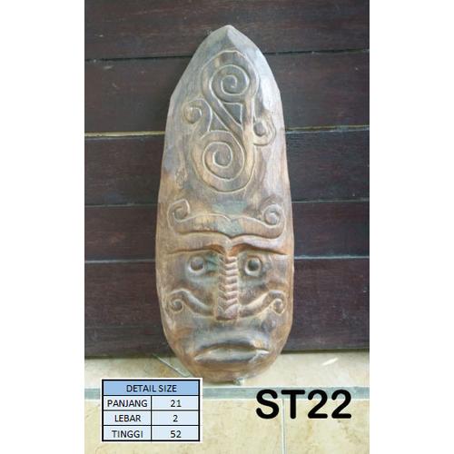 Gambar TOPENG KAYU | HIASAN DINDING | TOPENG ANTIK | DEKORASI | ST 22 dari cvmaya Kab. Sleman Tokopedia