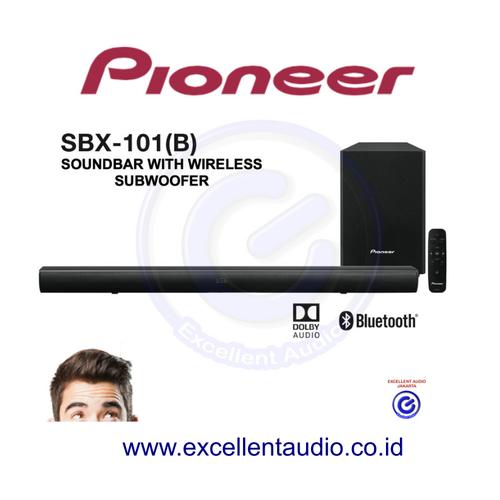 Gambar Pioneer Soundbar SBX 101 SBX101 with wireless subwoofer and USB input - SBX-101 dari Excellent Audio M2 Jakarta Pusat Tokopedia