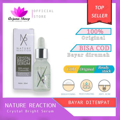 Gambar Original Nature Reaction Crystal Bright Serum NR Glow + VITAMIN C dari arjunashoop.. Kota Depok Tokopedia